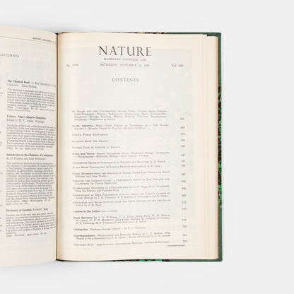 First edition of the first notice of coronaviruses in the scientific press, a short article in Nature reporting on their identification by June Almeida and David Tyrrell.