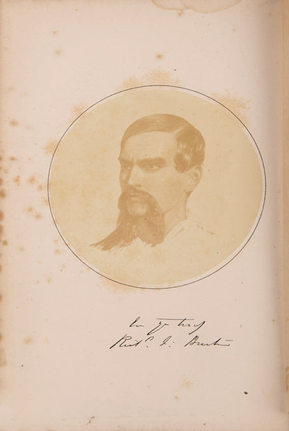 First edition of Burton's Abeokuta and the Camaroons Mountains, the scarce first issue with the photographic portrait frontispiece and folding map.