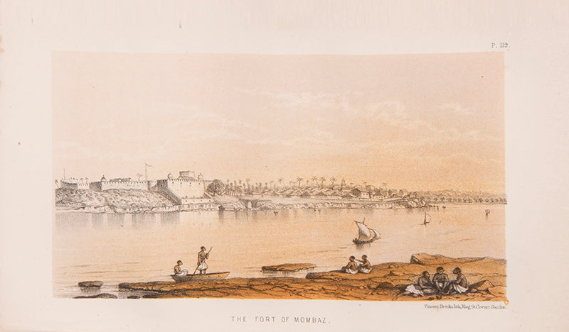 First edition of Krapf's Travels, Researches, and Missionary labours, the first travel account of Mount Kilimanjaro and Kenya.