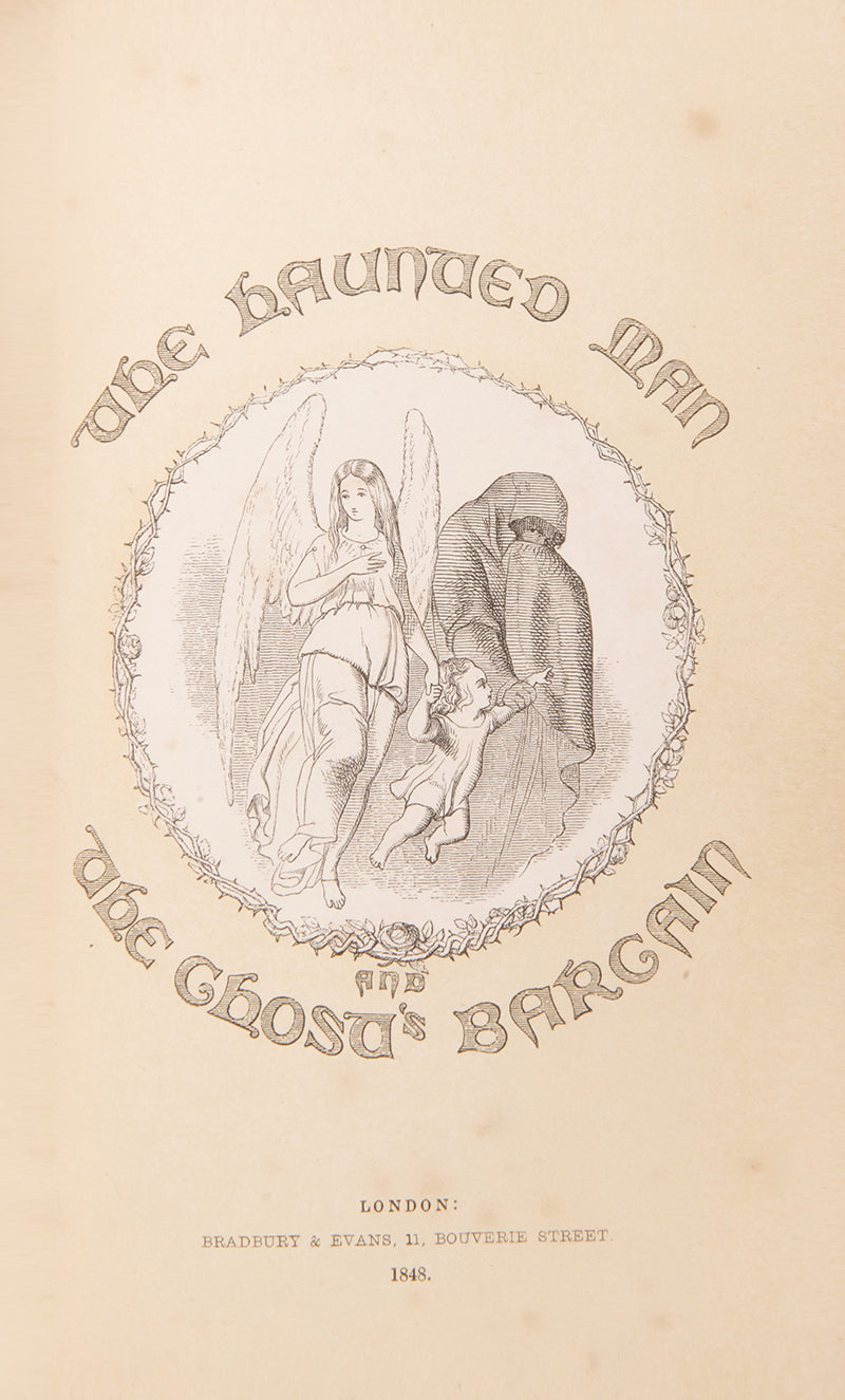 The Christmas Books by Charles Dickens, first editions including A Christmas CarolA first edition set of the Christmas Books by Charles Dickens, comprising; A Christmas Carol;The Chimes; The Battle of Life; The Cricket on the Hearth; The Haunted Man<br />