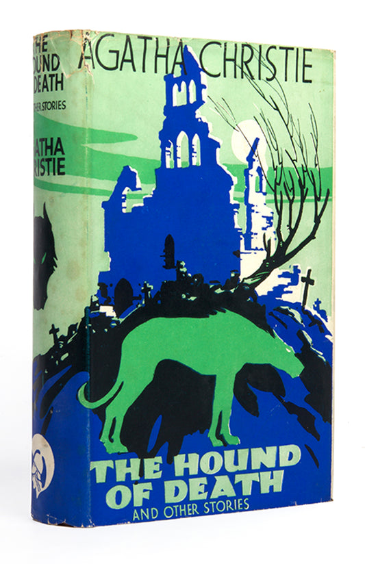 A first edition of collected stories by Agatha Christie, many of the stories involve a supernatural or paranormal element. In striking macabre dust-jacket
