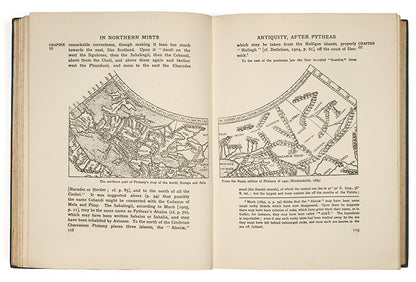 The first english edition of Nansen's In Northern Mists, with the superior gilt variant binding.