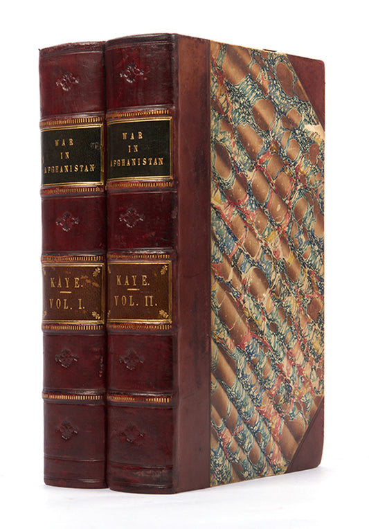 The first edition of John William Kaye's History of the War in Afghanistan, described as 'the most interesting of all works which have hitherto appeared on British Indian history'.