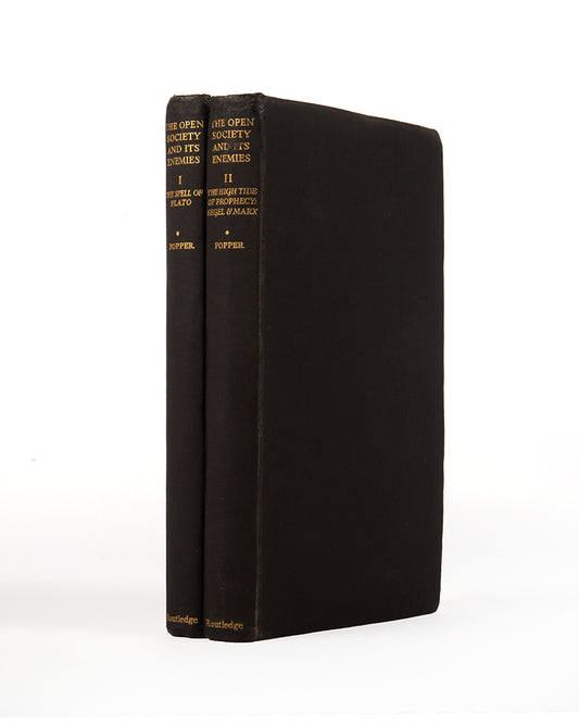 The first edition of Karl Popper's defence of The Open Society in the face of the existential threat posed the emergent totalitarian regimes of the 20th century.