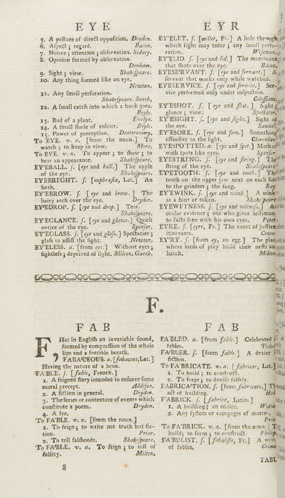 A Dictionary of the English Language...