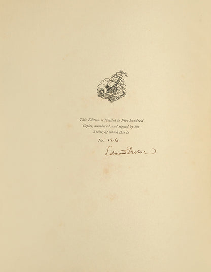 A sumptuous, limited edition, signed and numbered by Edmund Dulac, bound in original vellum, this lovely copy would make a desirable addition for collectors
