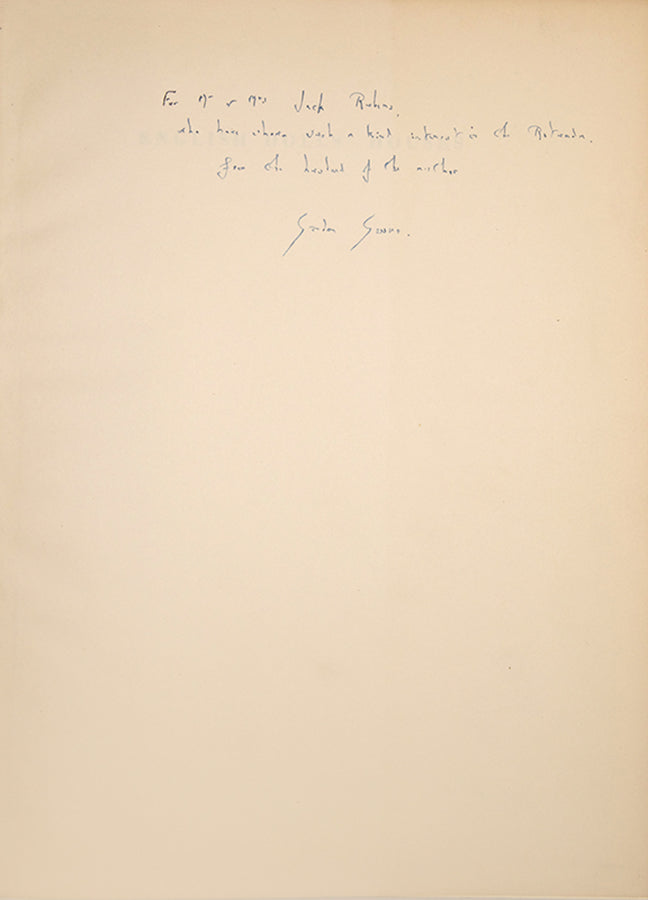 English Dolls' Houses of the Eighteenth and Nineteenth Centuries by Vivien Greene and incribed by Graham Greene to his accoutant, Jack Rubens, 1955