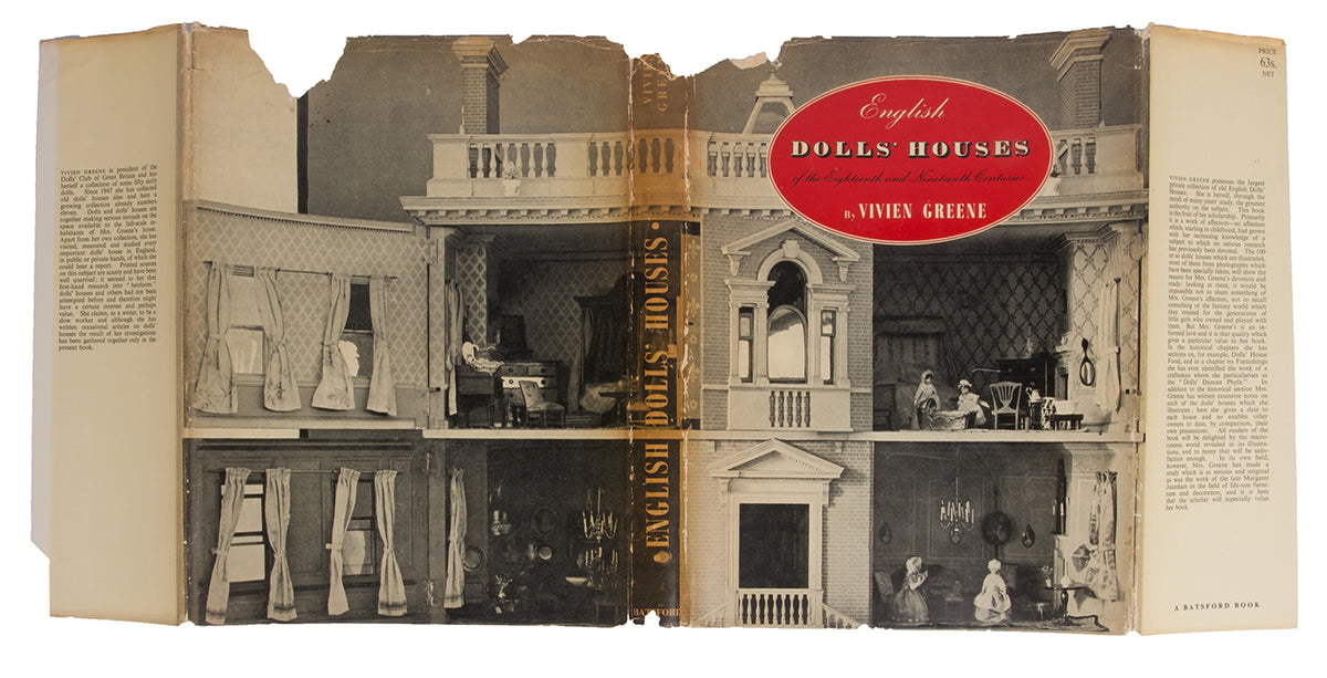 English Dolls' Houses of the Eighteenth and Nineteenth Centuries by Vivien Greene and incribed by Graham Greene to his accoutant, Jack Rubens, 1955