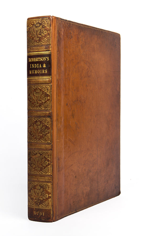 William Robertson's An Historical Disquisition Concerning the Knowledge which the Ancients had of India and Account of the Life and Writings of William Robertson, first editions of both.
