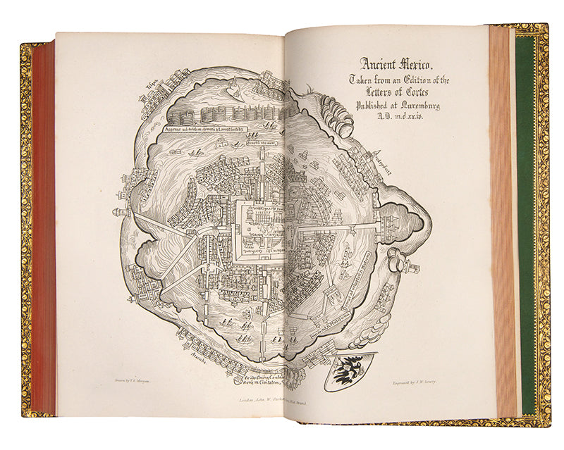 First edition of Arthur Helps' The Spanish Conquest in America, a smartly bound set.
