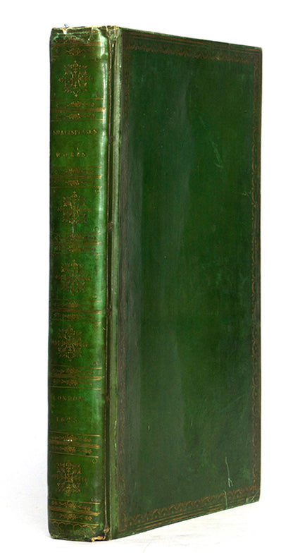 The first facsimile edition of the first folio containing the Comedes, Histories, & Tragedies of William Shakespeare