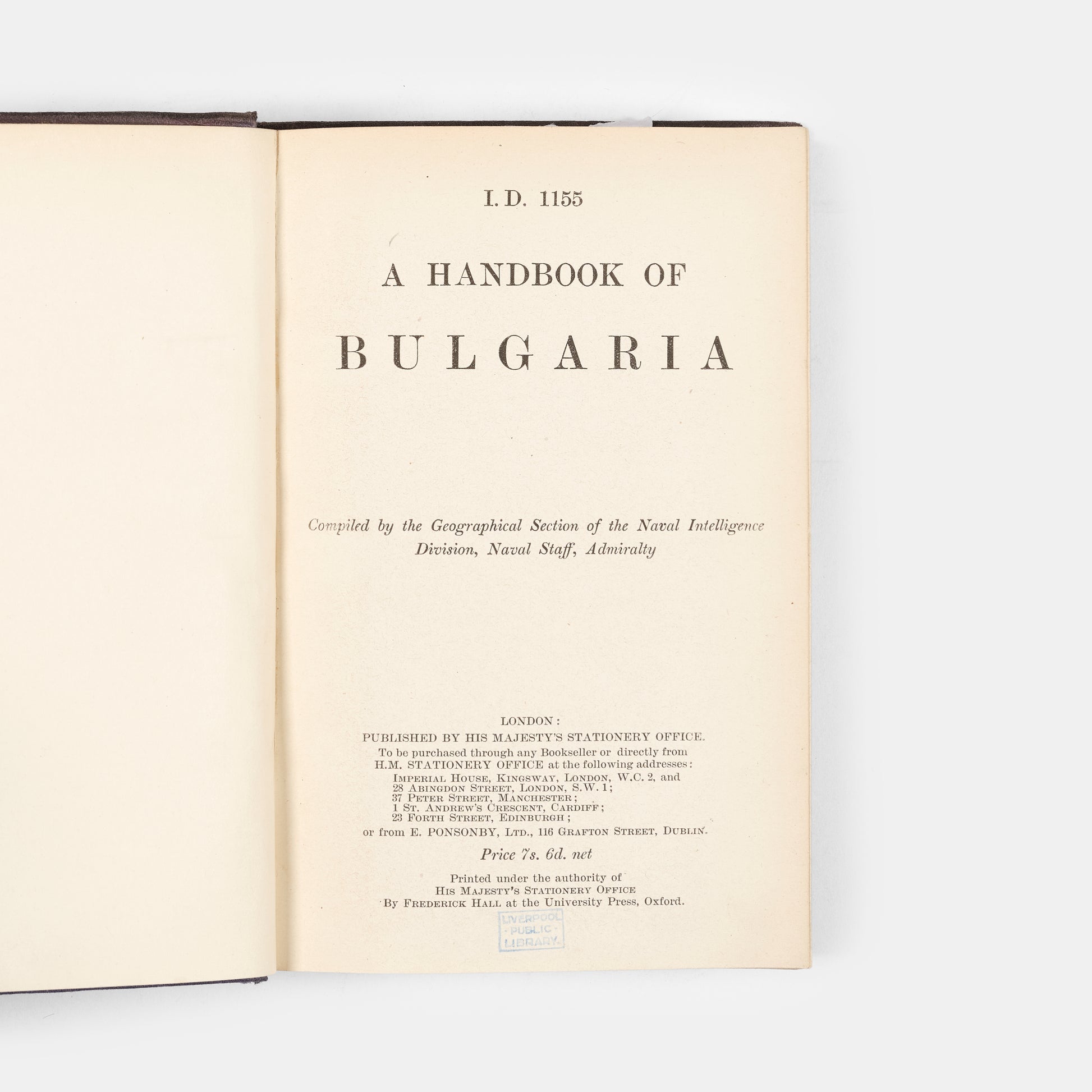 One of a series of Balkan intelligence guides