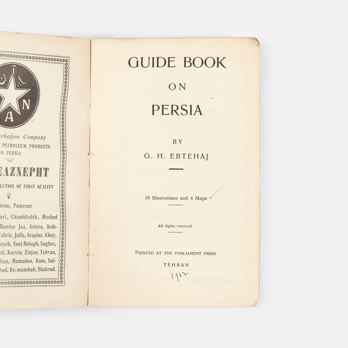 Rare guide to Persia
