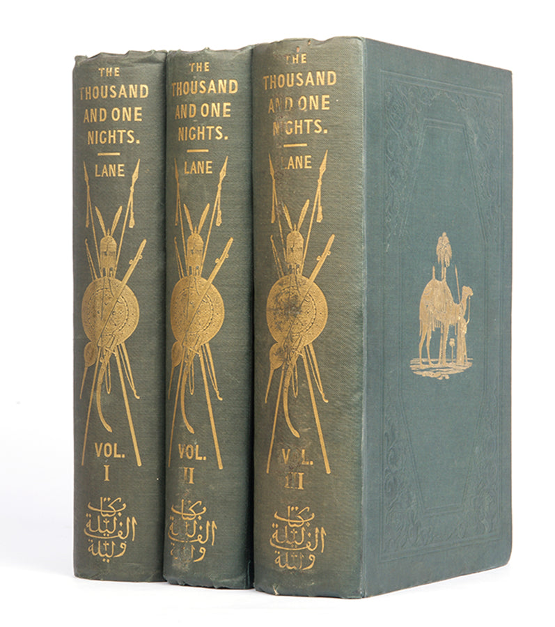 The first English translation directly from Arabic of Edward Lane's Thousand and one nights printed in 1839.