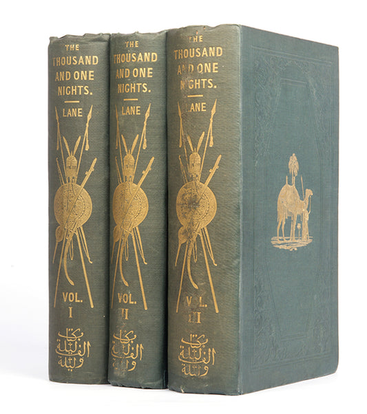 The first English translation directly from Arabic of Edward Lane's Thousand and one nights printed in 1839.