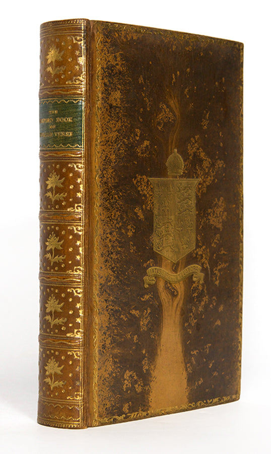 A lovely copy of the Oxford Book of English Verse in contemporary tree calf gilt for Shrewsberry School
