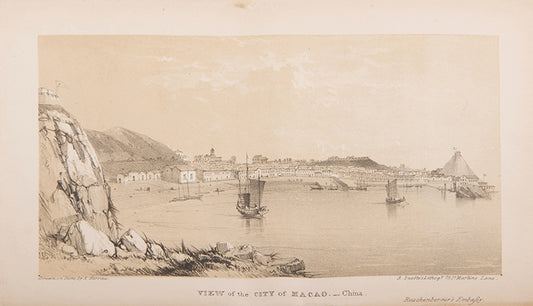 First English edition of William Ruschenberger's Narrative of a Voyage Round The World, the narrative of the signing of the first trade agreement between America and an Arabian country.