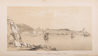 First English edition of William Ruschenberger's Narrative of a Voyage Round The World, the narrative of the signing of the first trade agreement between America and an Arabian country.