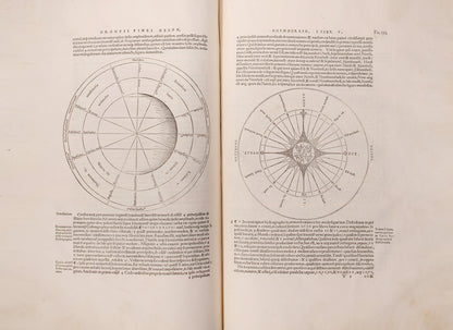 First collected edition of mathematician Oronce Finé's Protomathesis, a beautifully illustrated publication encompassing arithmetic, geometry, cosmography, and sundials.