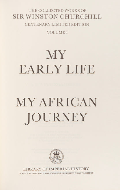 The only collected works of Britain's most famous 20th century statesman, comprising all fifty of Winston Churchill's published titles, 38 volumes of the Collected WorkS
