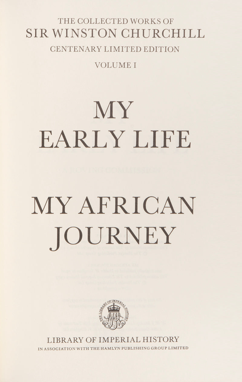 The only collected works of Britain's most famous 20th century statesman, comprising all fifty of Winston Churchill's published titles, 38 volumes of the Collected WorkS