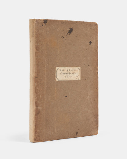 A scarce collection of maps and engraved plates illsutrating famous battles described in Livy's History of Rome