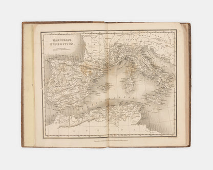 A scarce collection of maps and engraved plates illsutrating famous battles described in Livy's History of Rome