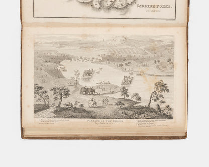A scarce collection of maps and engraved plates illsutrating famous battles described in Livy's History of Rome