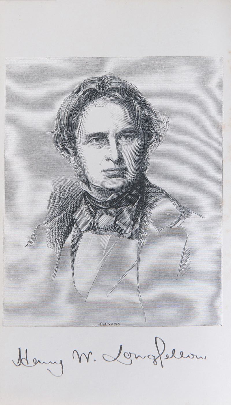 New complete edition of poetical works by Longfellow, small 8vo, finely bound and tooled in gilt