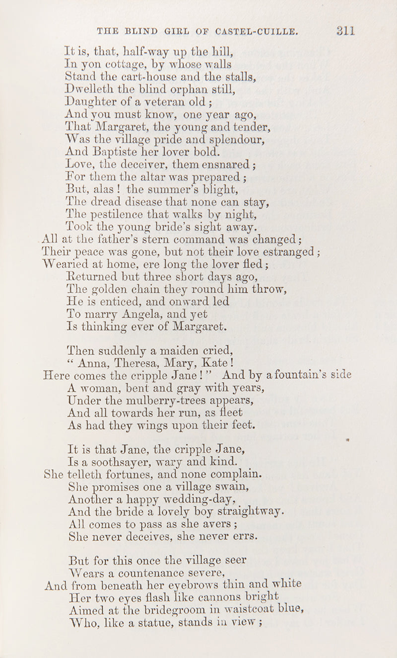 New complete edition of poetical works by Longfellow, small 8vo, finely bound and tooled in gilt