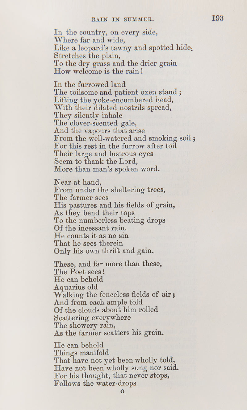 New complete edition of poetical works by Longfellow, small 8vo, finely bound and tooled in gilt