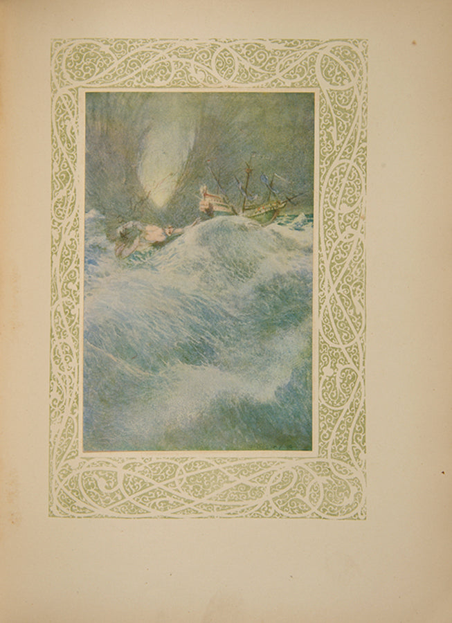 First trade edition withWilly Pogany's illustrations and calligraphic text, of The Rime of the Ancient Mariner, the illustrator's best work and one of the poets best poems