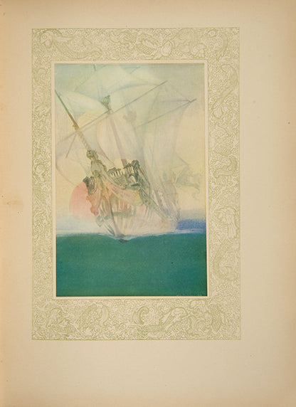 First trade edition withWilly Pogany's illustrations and calligraphic text, of The Rime of the Ancient Mariner, the illustrator's best work and one of the poets best poems