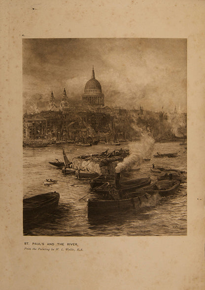 First edition of Hutchings's London Town, a beautiful set illustrating Edwardian London.