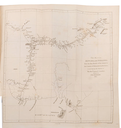 First edition of Samuel Crowther's Journal of an Expedition up the Niger and Tshadda Rivers, his account of the 1854 expedition of the Pleiad up the Niger by Baikie.