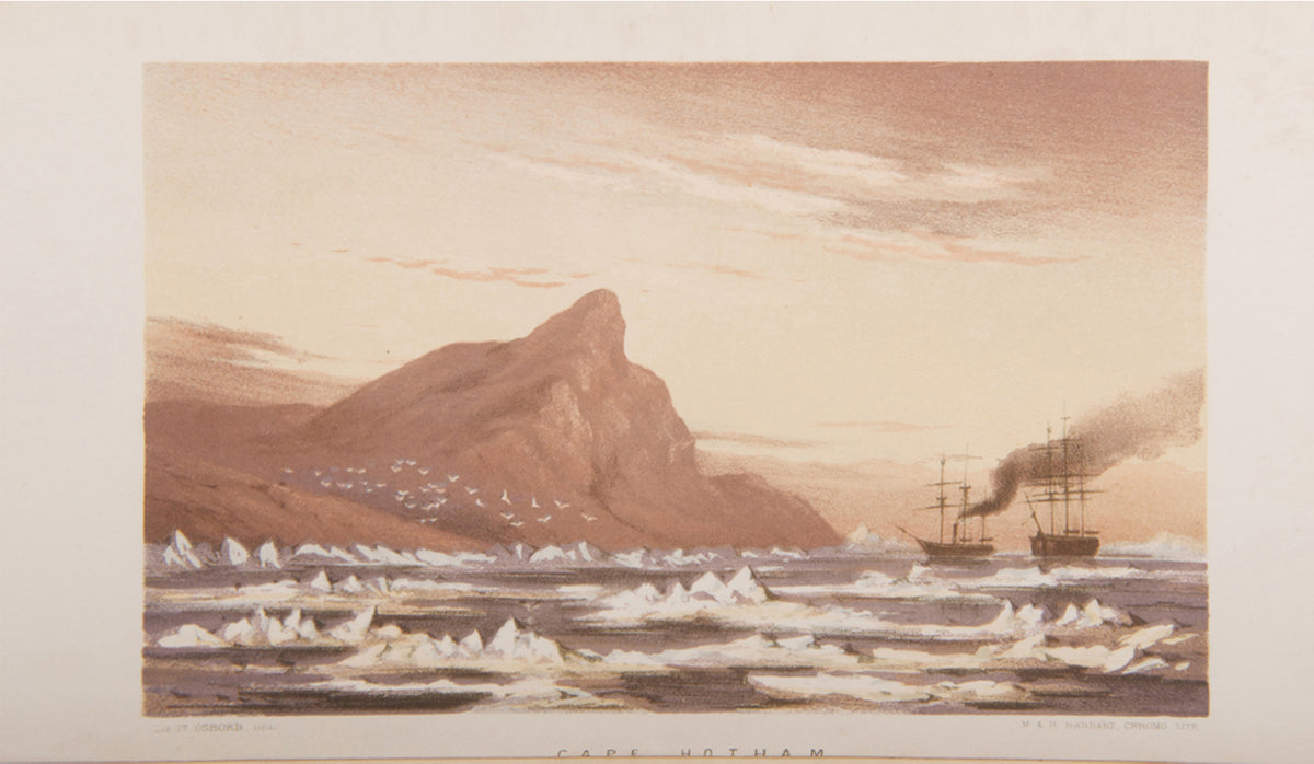 First edition of Sharard Osborn's Stray Leaves from an Arctic Journal, the account of his search for the Franklin expedition.