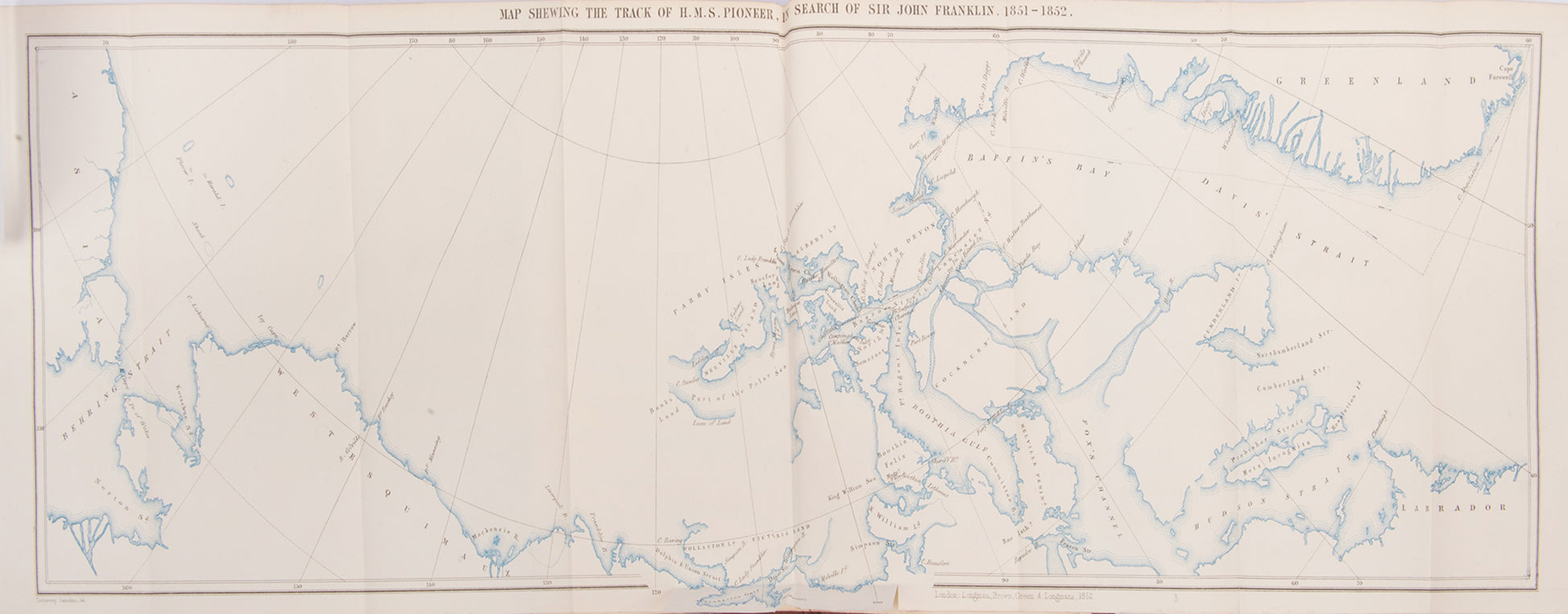First edition of Sharard Osborn's Stray Leaves from an Arctic Journal, the account of his search for the Franklin expedition.