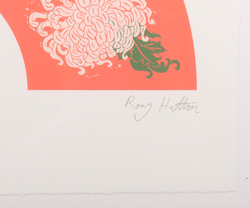 Chrysanthemums Fan Leaf (Giclée)
