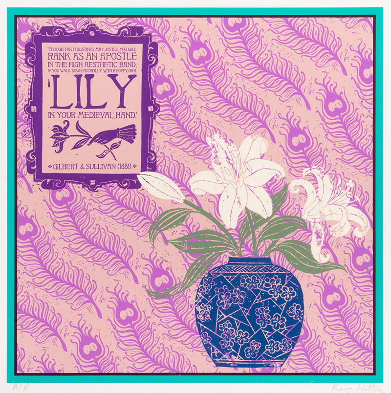 Lily and Peacock (Giclée, unframed)