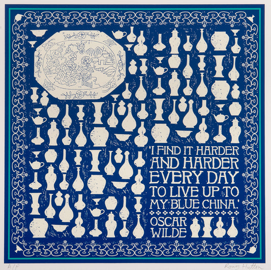 My Blue China (Giclée, unframed)