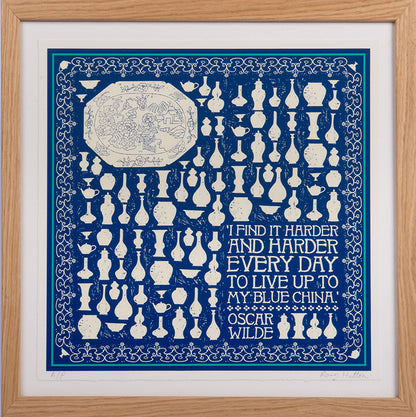 My Blue China (Giclée, unframed)