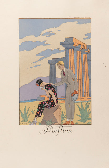 A complete set of the exquisite series Falbalas et Fanfreluches by George Barbier.