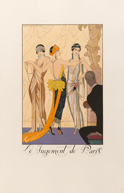 A complete set of the exquisite series Falbalas et Fanfreluches by George Barbier.