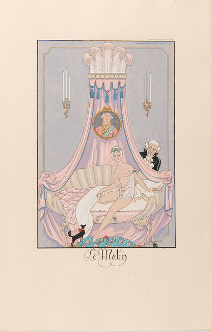 A complete set of the exquisite series Falbalas et Fanfreluches by George Barbier.