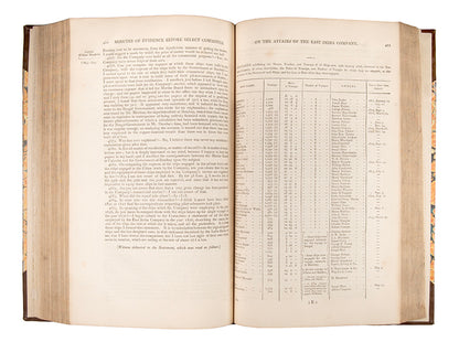 First edition of this highly important report of the the final large-scale inquiry into the East India Company in China before their monopoly was revoked in 1833.