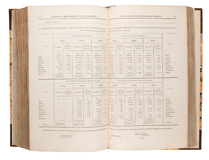 First edition of this highly important report of the the final large-scale inquiry into the East India Company in China before their monopoly was revoked in 1833.