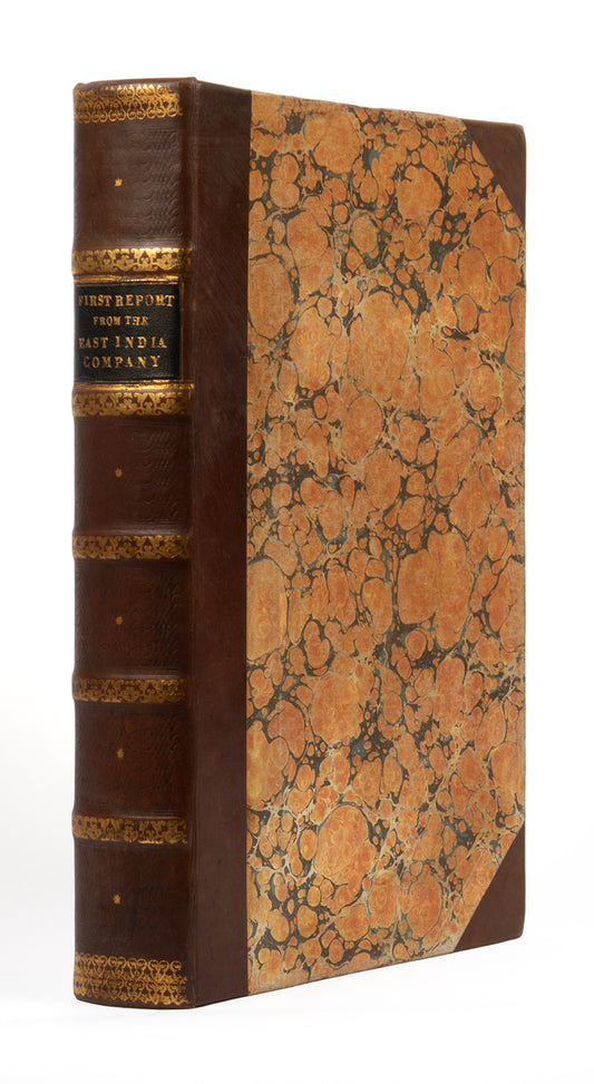 First edition of this highly important report of the the final large-scale inquiry into the East India Company in China before their monopoly was revoked in 1833.
