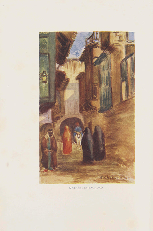 First edition of Mesopotamia (Iraq) Water-colours by Edith Cheesman, a scarce little work showing a selection of paintings of Iraq by Florence Edith Cheesman, an important artist in the history of the depiction of Iraq as a nation.