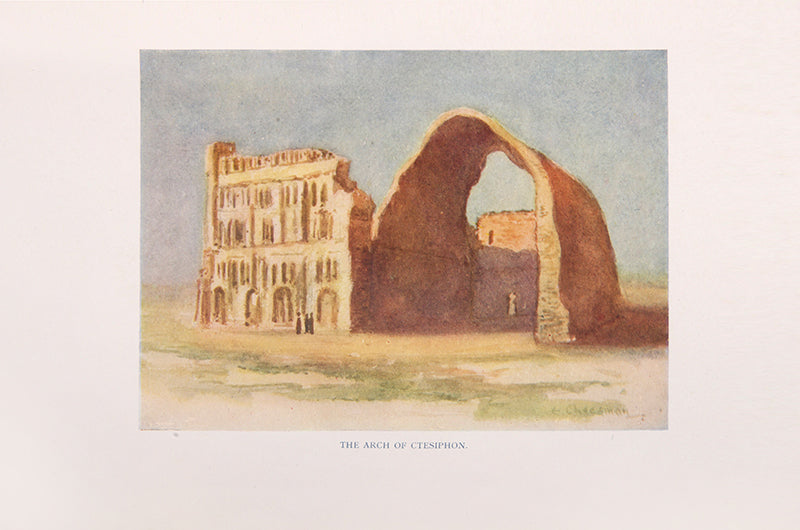 First edition of Mesopotamia (Iraq) Water-colours by Edith Cheesman, a scarce little work showing a selection of paintings of Iraq by Florence Edith Cheesman, an important artist in the history of the depiction of Iraq as a nation.