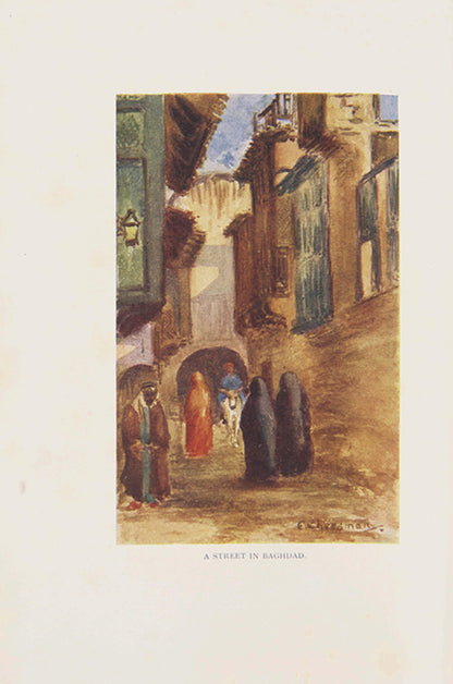First edition of Mesopotamia (Iraq) Water-colours by Edith Cheesman, a scarce little work showing a selection of paintings of Iraq by Florence Edith Cheesman, an important artist in the history of the depiction of Iraq as a nation.